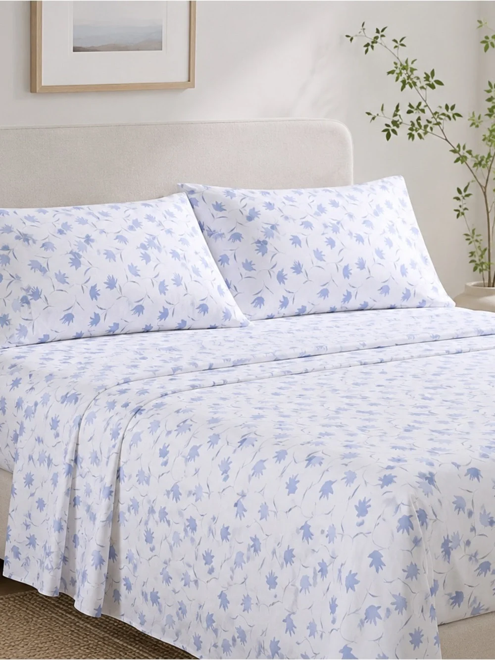 Stone Cottage Floral Breeze Queen Cotton Sheet Set NWT